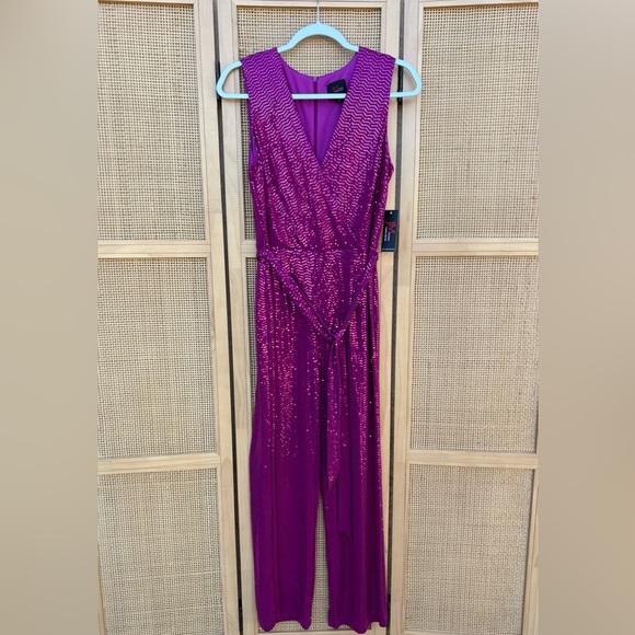 JM Studio Jumpsuit - Fuchsia - Picture 7 of 8